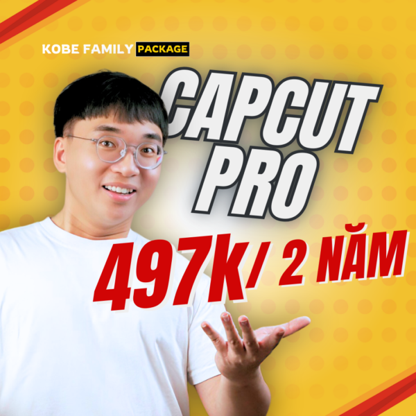 Capcut Pro - 2 năm