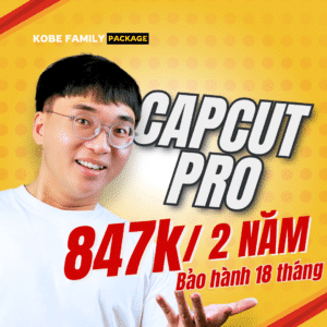 Capcut Pro - 2 năm