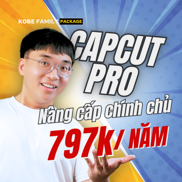 Capcut Pro (Chính Chủ) - 1 năm