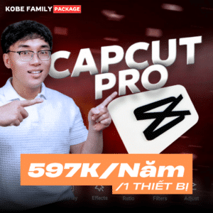 Capcut Pro - 1 năm